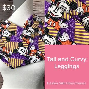 LuLaRoe Disney Leggings TC